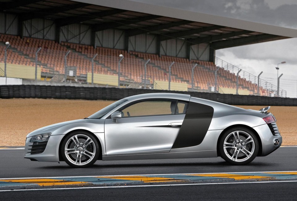 Khan counts an Audi R8 among one of his flash vehicles, worth £120,000