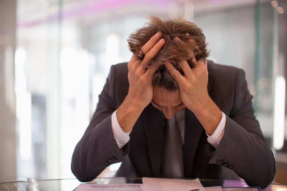  Stress at work can build up and up, leaving you feeling anxious and worried