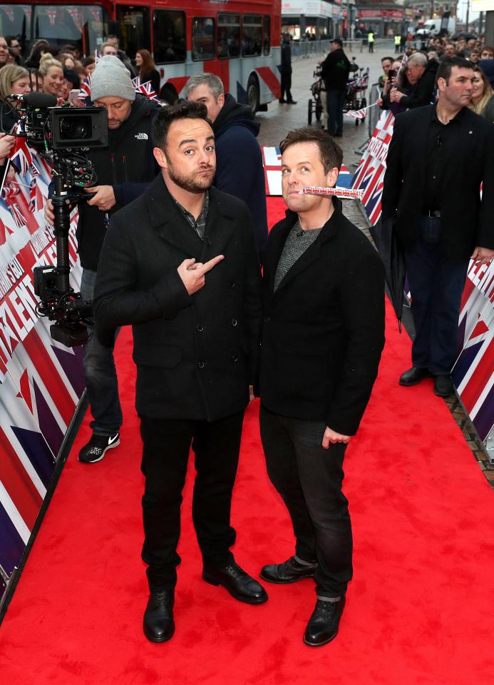  Despite his drama he continued to front Britain's Got Talent with best pal Dec