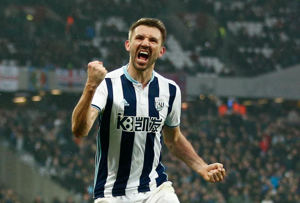 West Brom defender Gareth McAuley is currently sidelined through injury