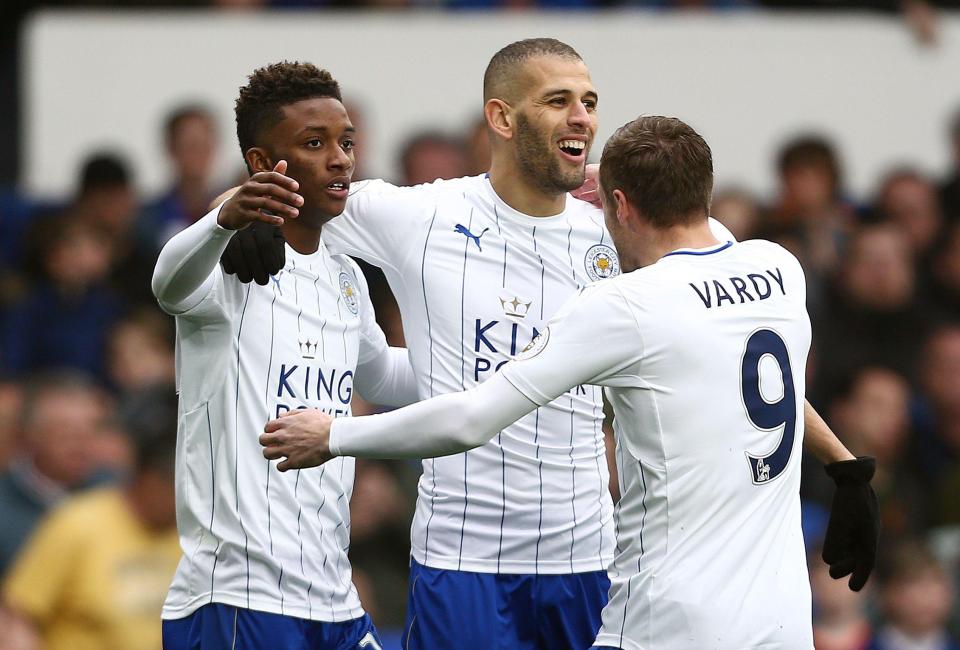  Islam Slimani hasn't managed to secure his place every week in Leicester City's XI