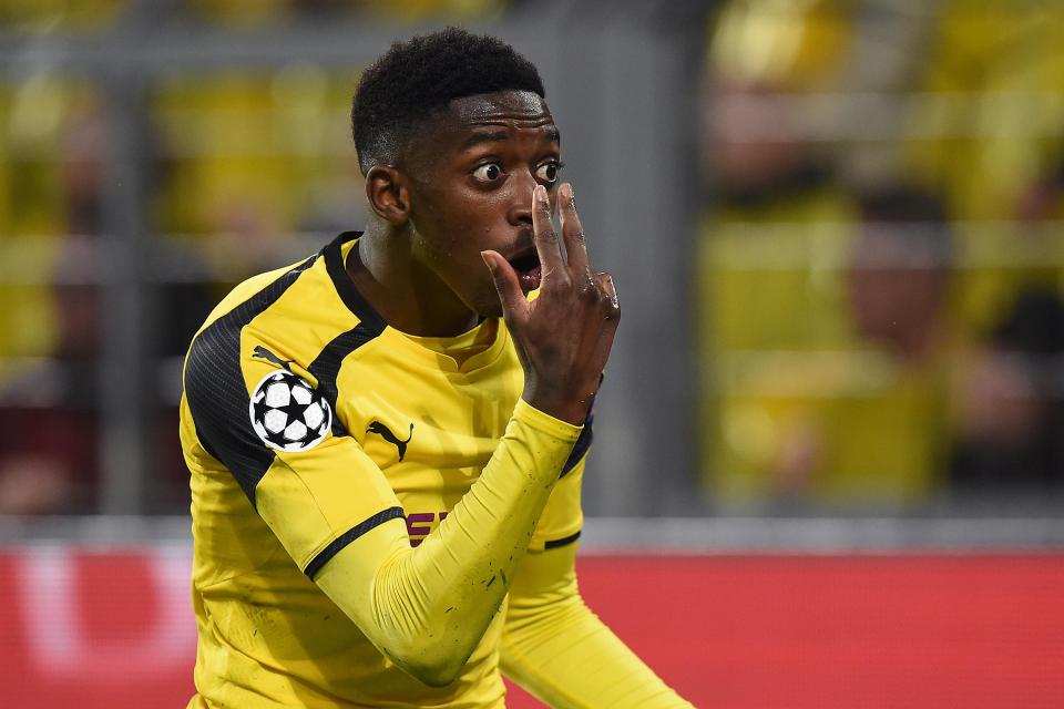 Borussia Dortmund's Ousmane Dembele has been shortlisted to replace Neymar at Barcelona