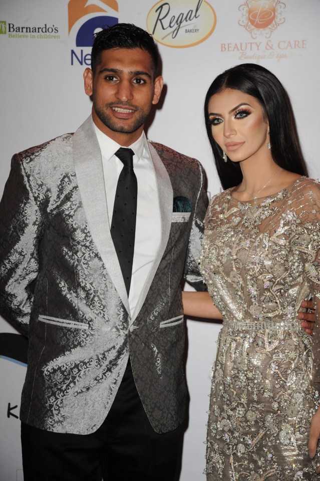 Amir Khan and Faryal Makhdoom