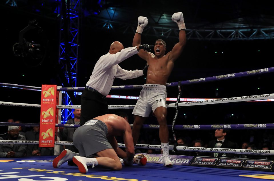  Anthony Joshua's next fight looks like taking place in Las Vegas