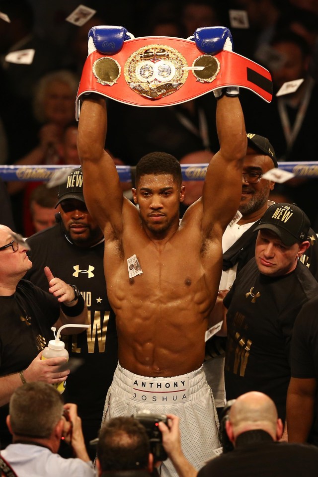 Anthony Joshua found himself dragged into the explosive row 