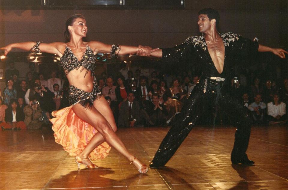  World Champions Shirley and Corky Ballas completing a Latin demo