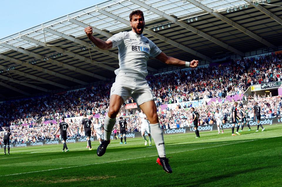 Fernando Llorente enjoyed a succesful debut season in England 