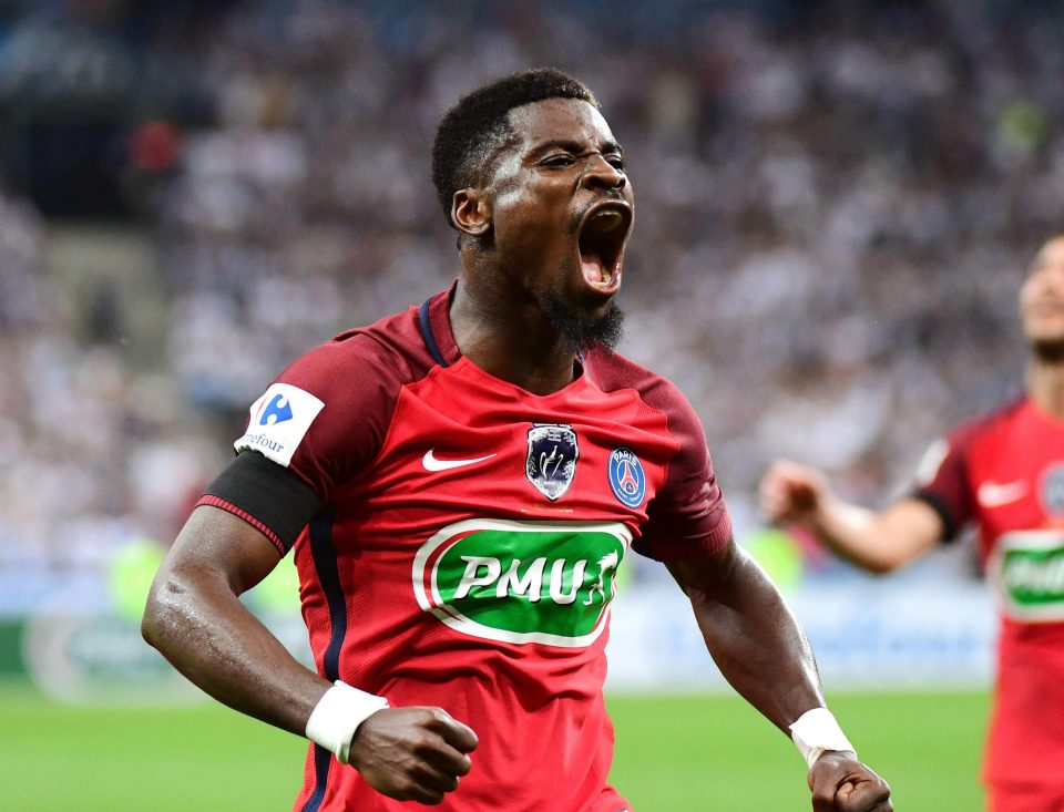 Serge Aurier is a target for Manchester United this summer window