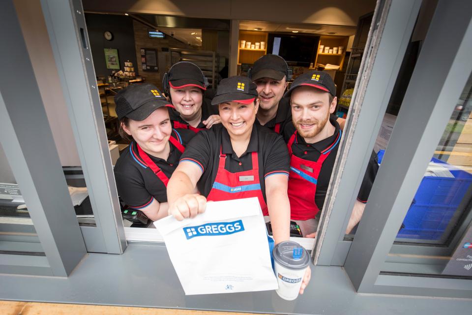  The first Greggs drive-thru opened in Salford, Manchester, in June and has been a great success