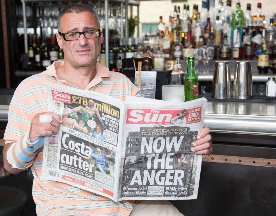 Roy Larner became a hero across the country after he stood up to terrorists in London