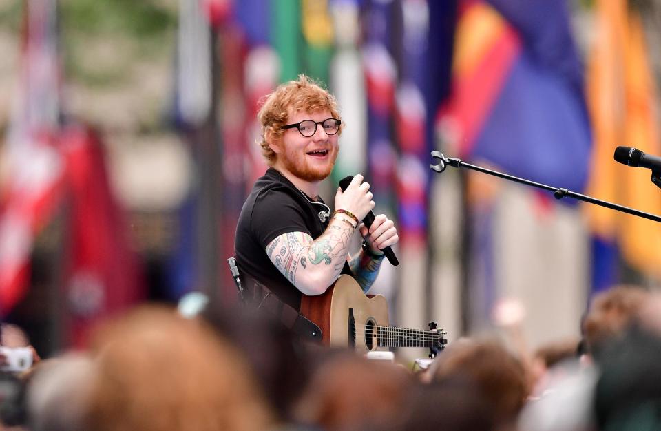  Ed Sheeran has revealed he has the people sitting in the back rows at his concerts moved to the front