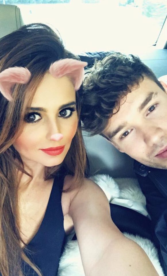  She tried out animal Snapchat filters with Liam on a recent date night