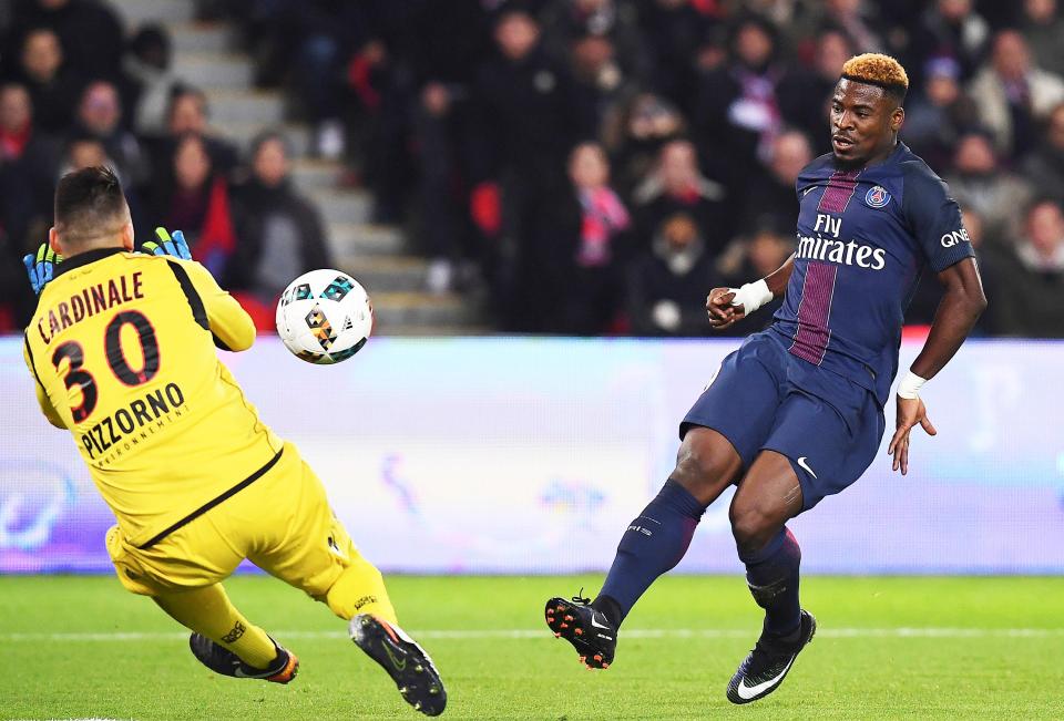 The Ivorian made 21 league appearances for PSG in the 2016-17 campaign