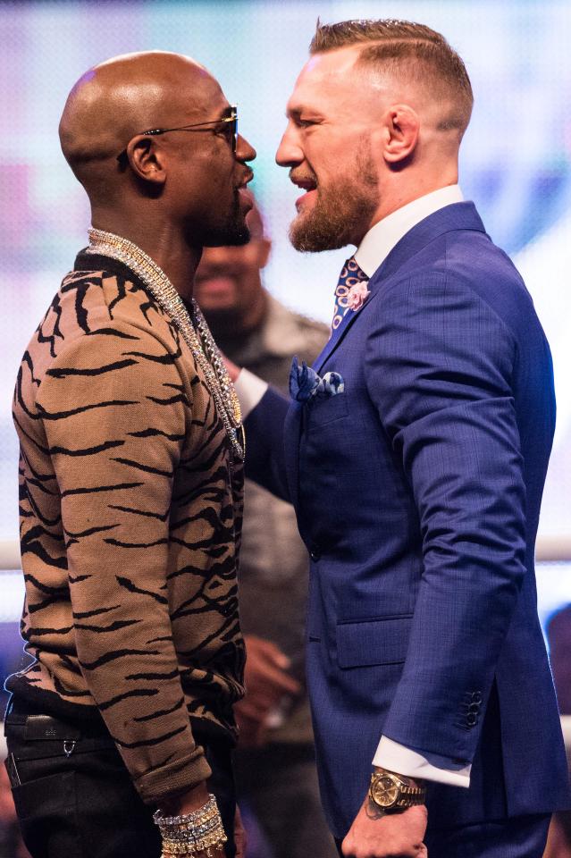  Floyd Mayweather and Conor McGregor are just hours away from clashing in the ring in Las Vegas