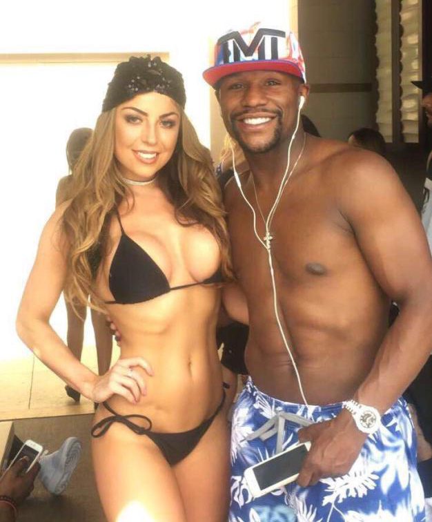  Abi with Floyd in Vegas last year