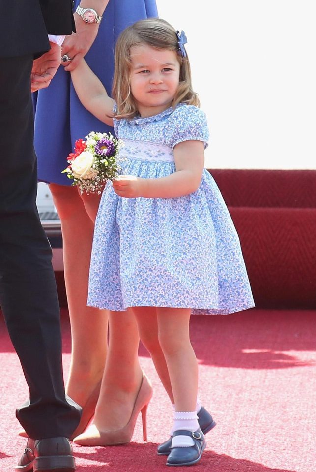  Genesis parents like to dress her up just like Princess Charlotte