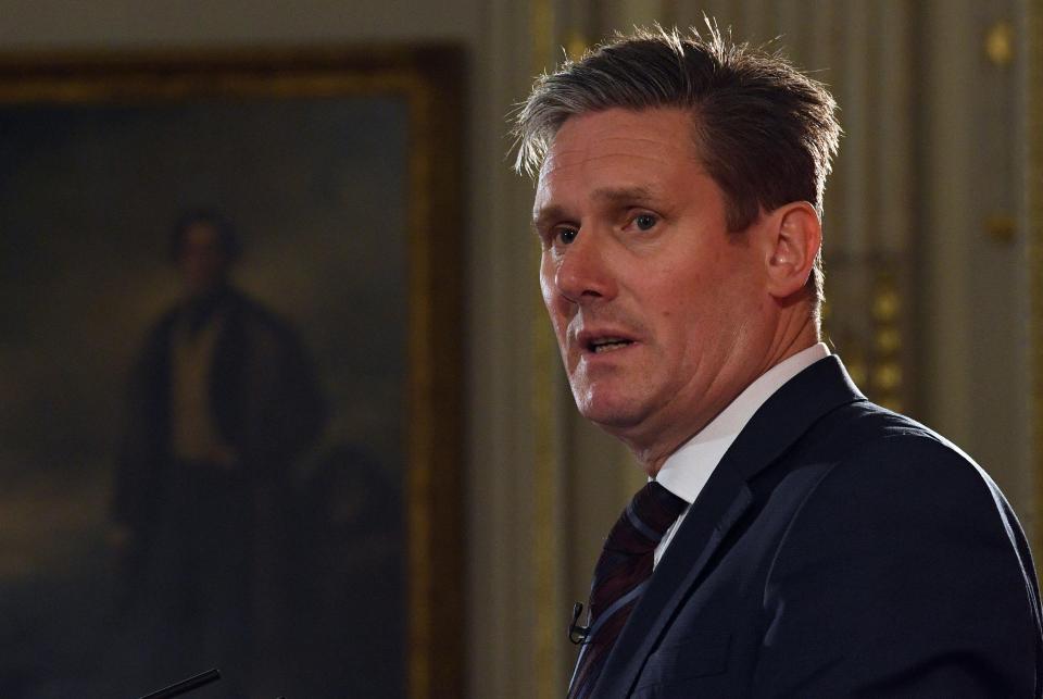  Keir Starmer said that the party would leave the door open to staying in the single market after a transition period