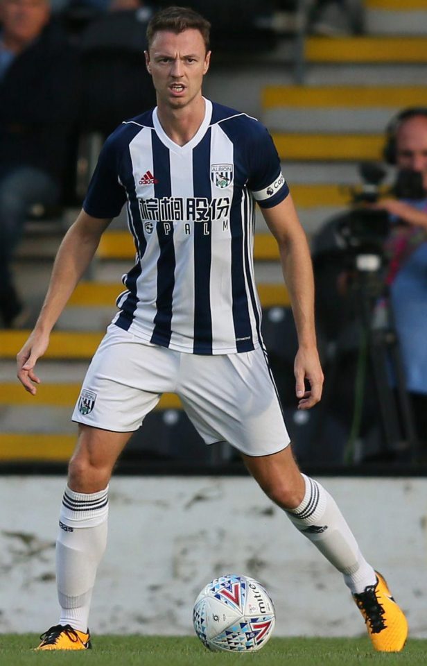 West Brom centre-back Jonny Evans is a top target for Manchester City