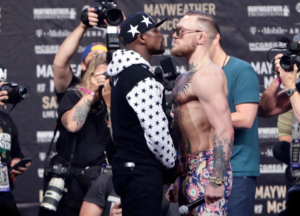 Floyd Mayweather's decision to cave inm to Conor McGregor's demands comes as a shock 