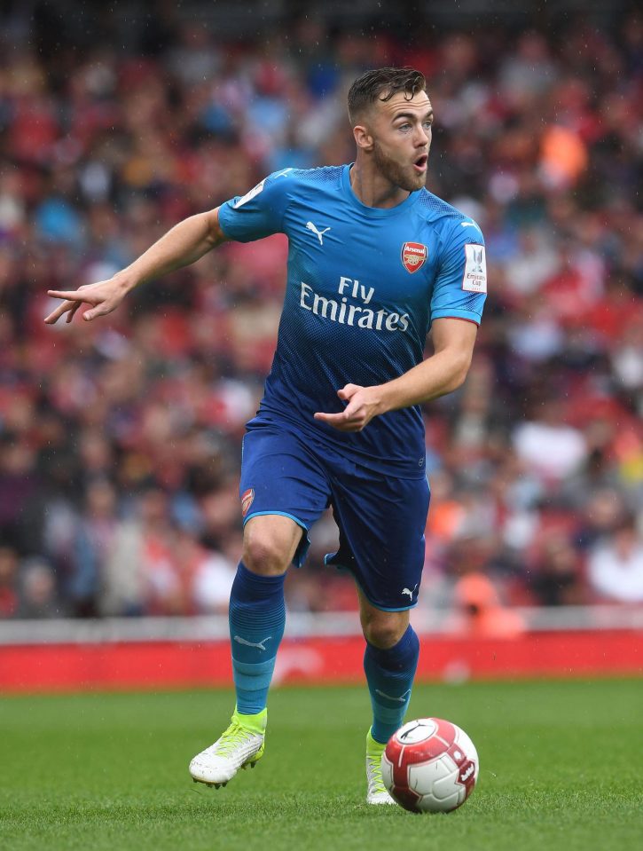  Former Southampton star Calum Chambers played the final 45 minutes against Benfica in the Emirates Cup on Saturday