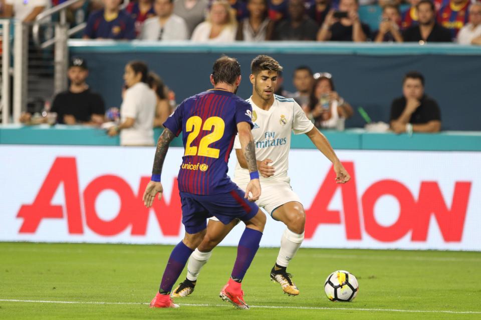  The 21-year-old netted against Barca in pre-season this summer in the International Champions Cup