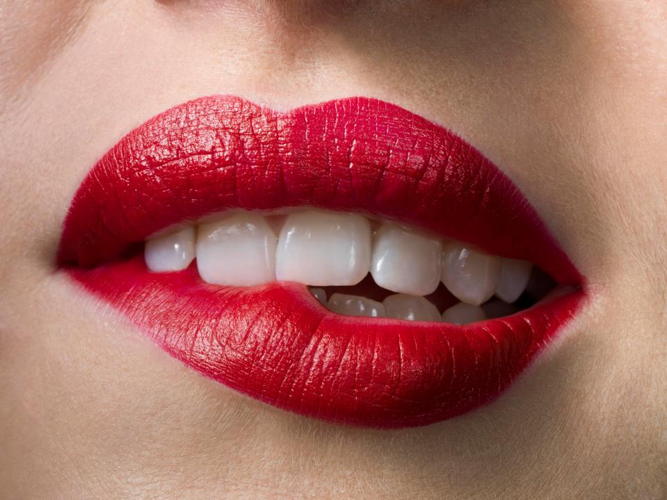  A fuller pout shows we are sexually available and red is the colour of lust, according to sex therapist Louise Mazanti