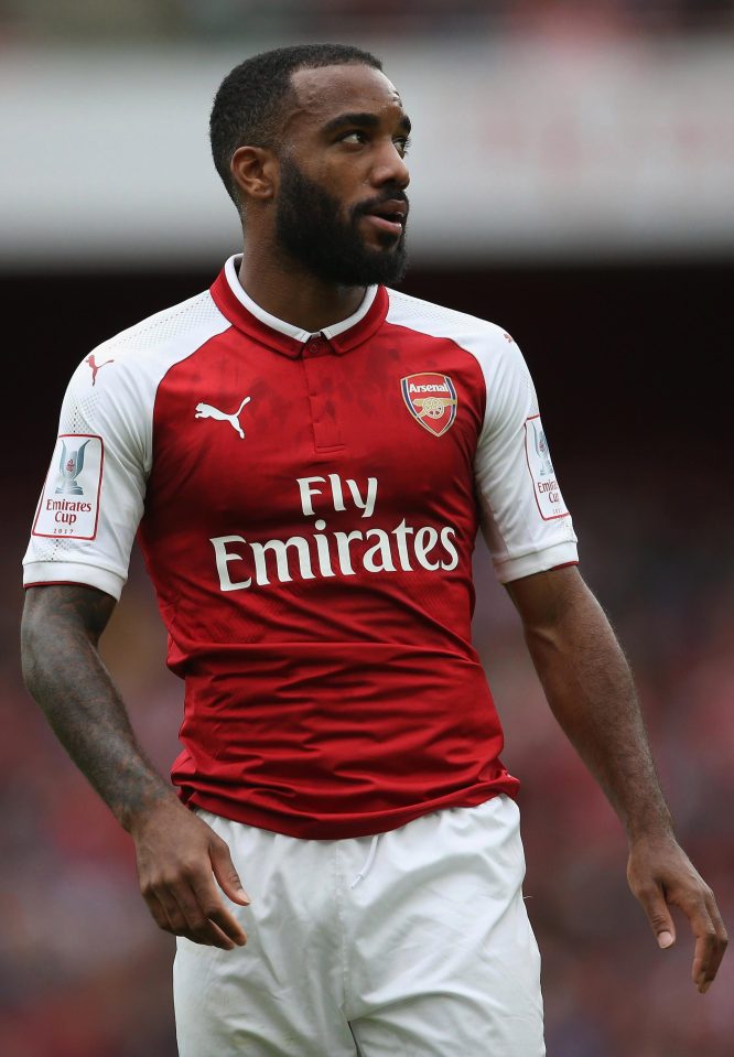  Alexandre Lacazette arrived at Arsenal from Lyon for £52million