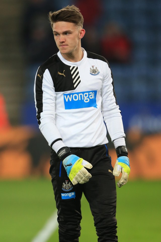 Freddie Woodman is yet to play a first-team game for Newcastle