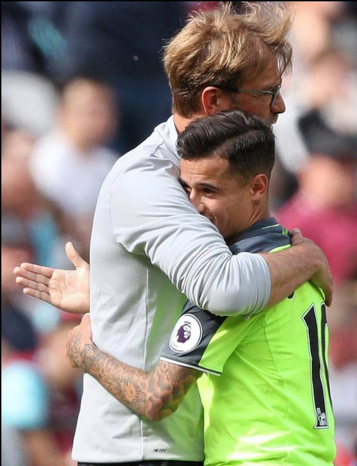 But it looks like the end of the road for Jurgen Klopp and Coutinho