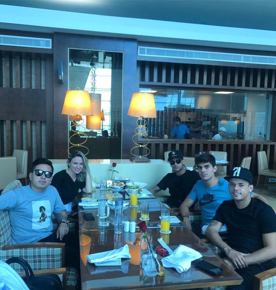  Neymar was in Dubai earlier this week, where he is thought to have agreed personal terms with PSG