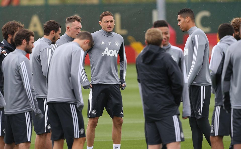  A host of Manchester United players use the back entrance to avoid being snapped on their way to the training ground