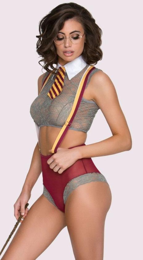  Potterheads aren't sure how to feel about the lingerie - which was released yesterday on Harry's birthday