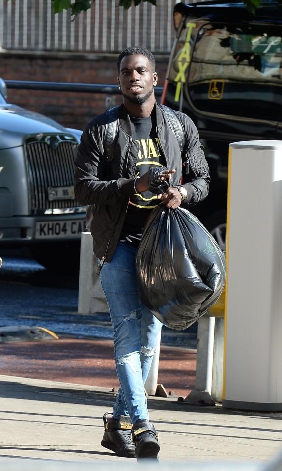  Marcel was seen walking through Manchester Piccadilly Train Station