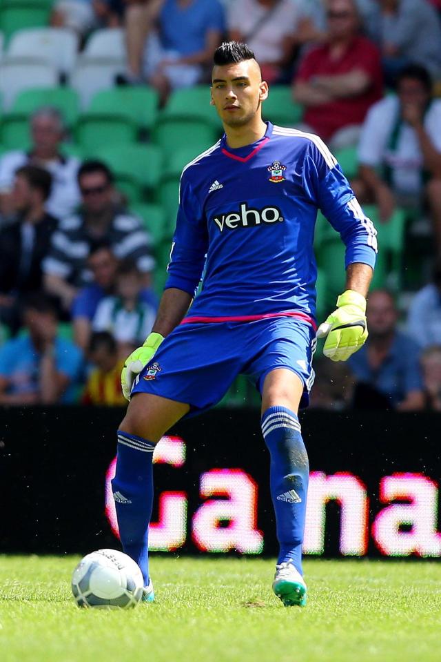 Paulo Gazzaniga had seen his first team opportunities at Tottenham limited