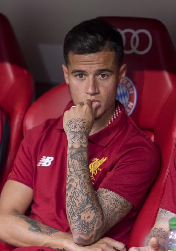 Philippe Coutinho has reportedly handed in a transfer request at Liverpool