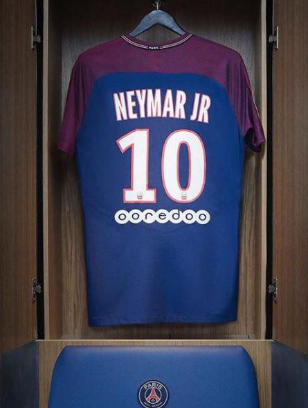 Neymars No 10 shirt is ready and waiting