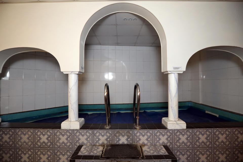 Club members can access the pool, as well as a sauna