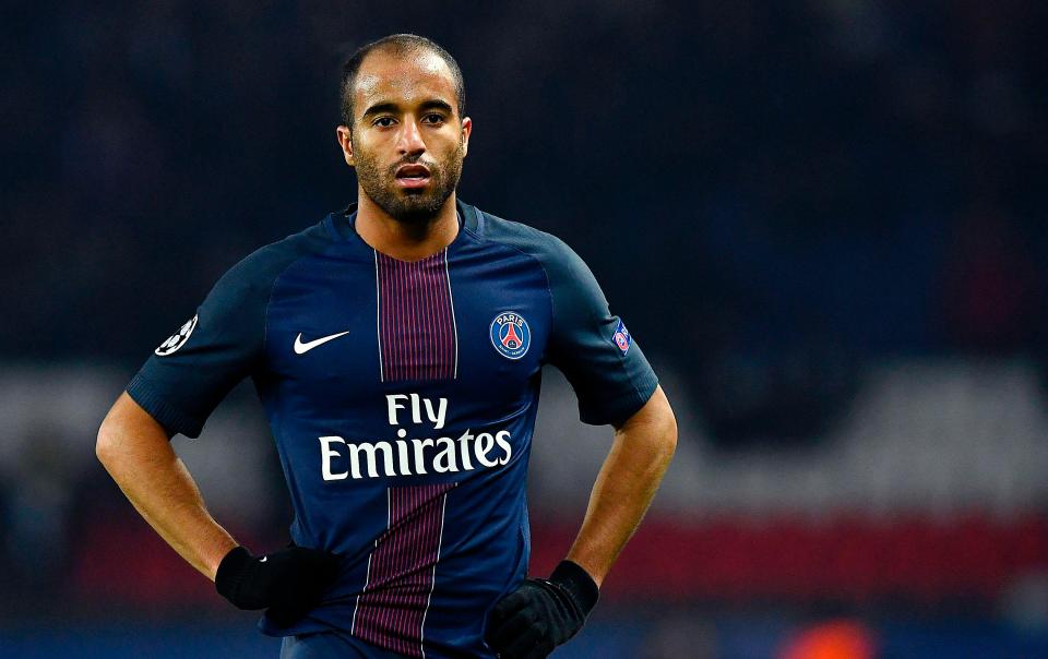  Lucas Moura is on the chopping block after missing PSG's league opener