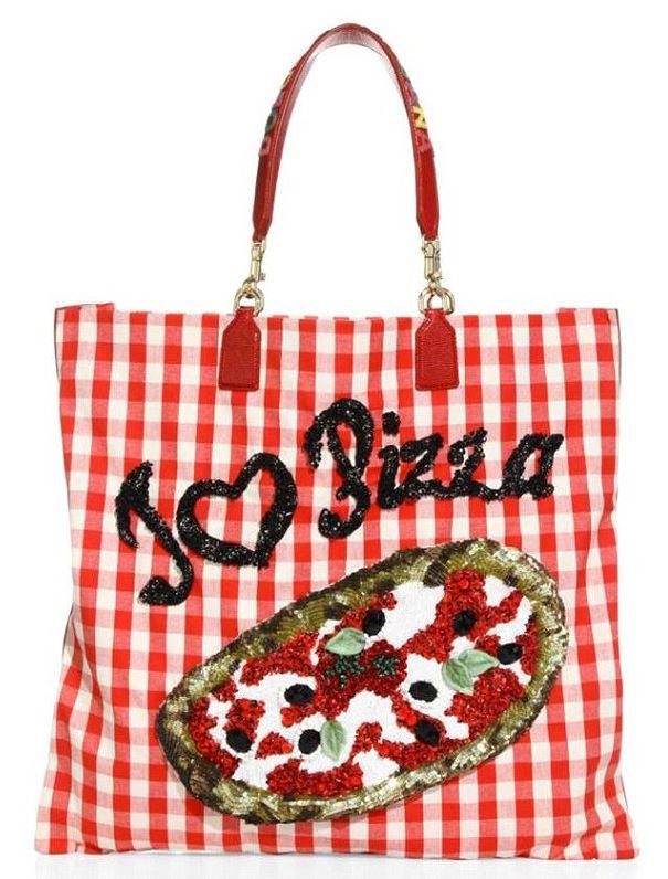 Dolce & Gabbana's "I love pizza" bag retails at a staggering £5,666