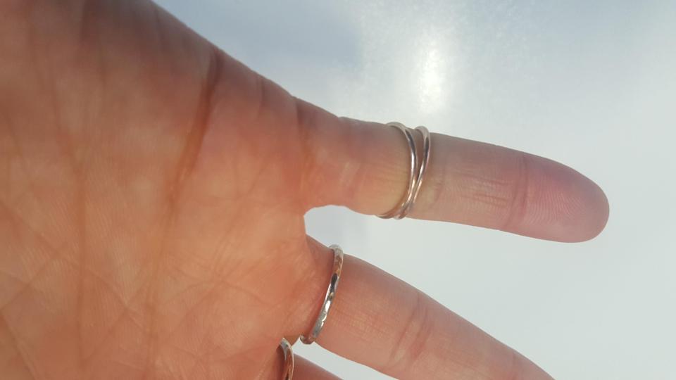  There was no mark left on my skin from the Primark ring