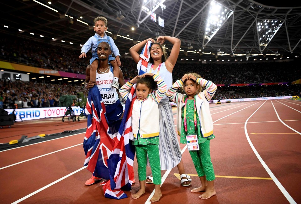 Mo shared his most successful moments on the track with his family