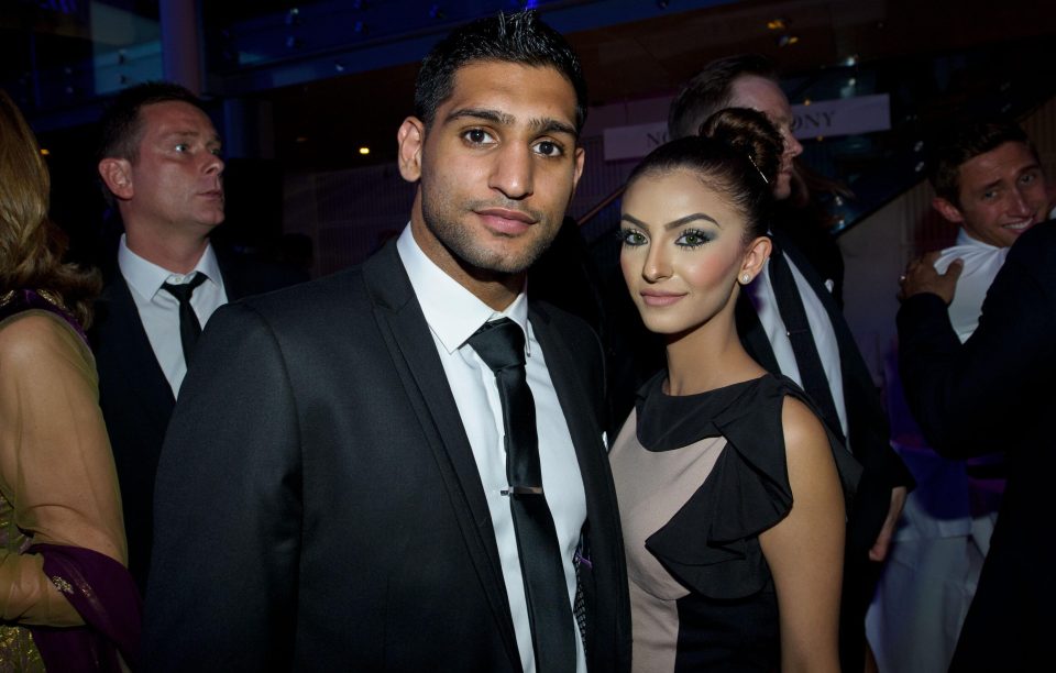 Amir Khan and his estranged wife Faryal Makhdoom 