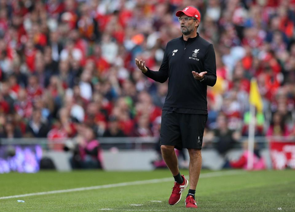  Liverpool boss Jurgen Klopp was in much better spirits after the match