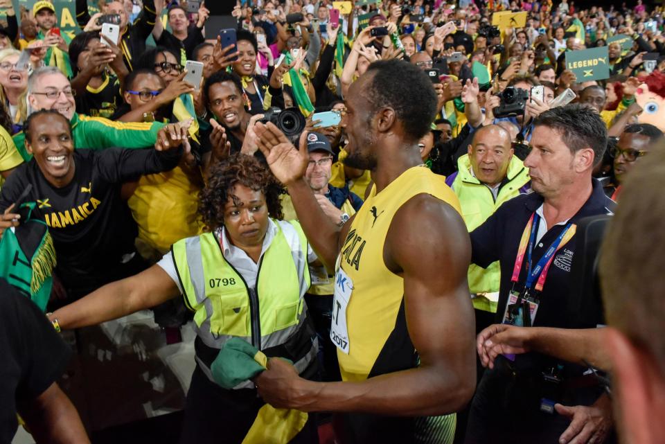 Michael Johnson says the legacy of Usain Bolt is the celebration he enjoyed with the fans last night