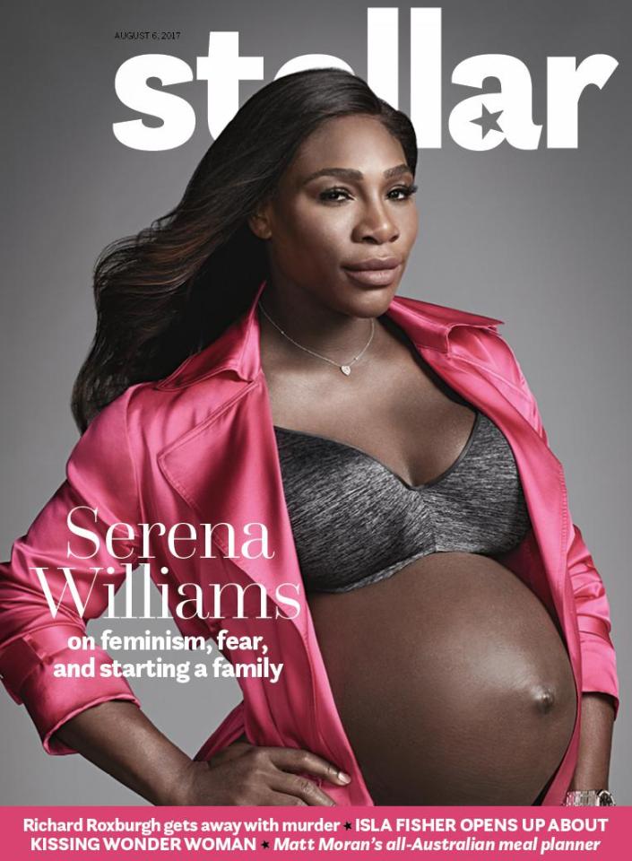  Serena covers Stellar magazine