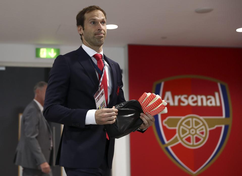  Petr Cech is preparing to face his former club