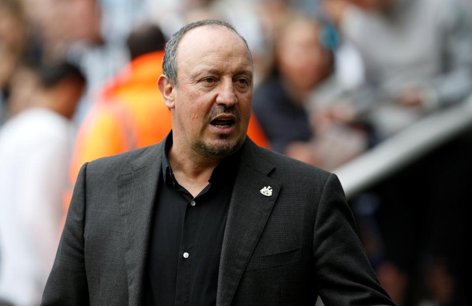  Boss Rafa Benitez watched his side dominate from the off