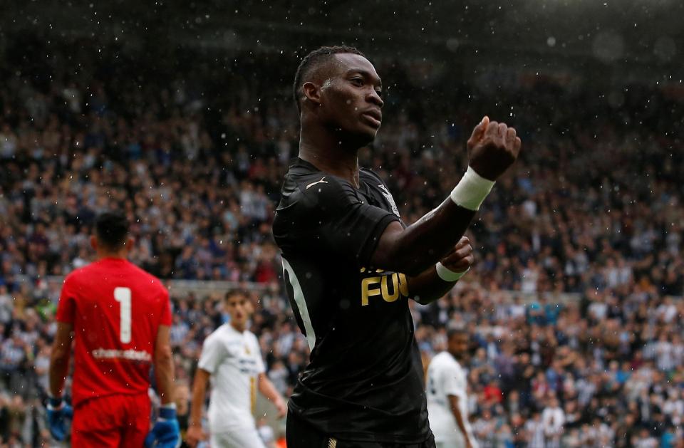  Christian Atsu was the star of the show in Newcastle's final pre-season match