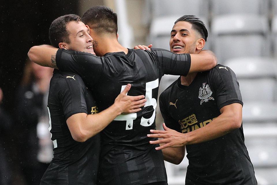  Newcastle rounded off their pre-season with an easy 2-0 win