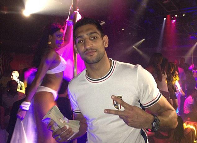 Picture of Amir Khan posted on Twitter in Las Vegas in June 2012